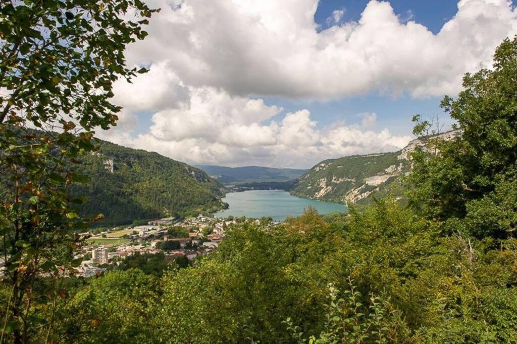 Joli Appartement En Face De Lac Nantua Eksteriør bilde
